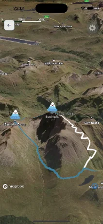 Hill diary entry with photos, route and stats